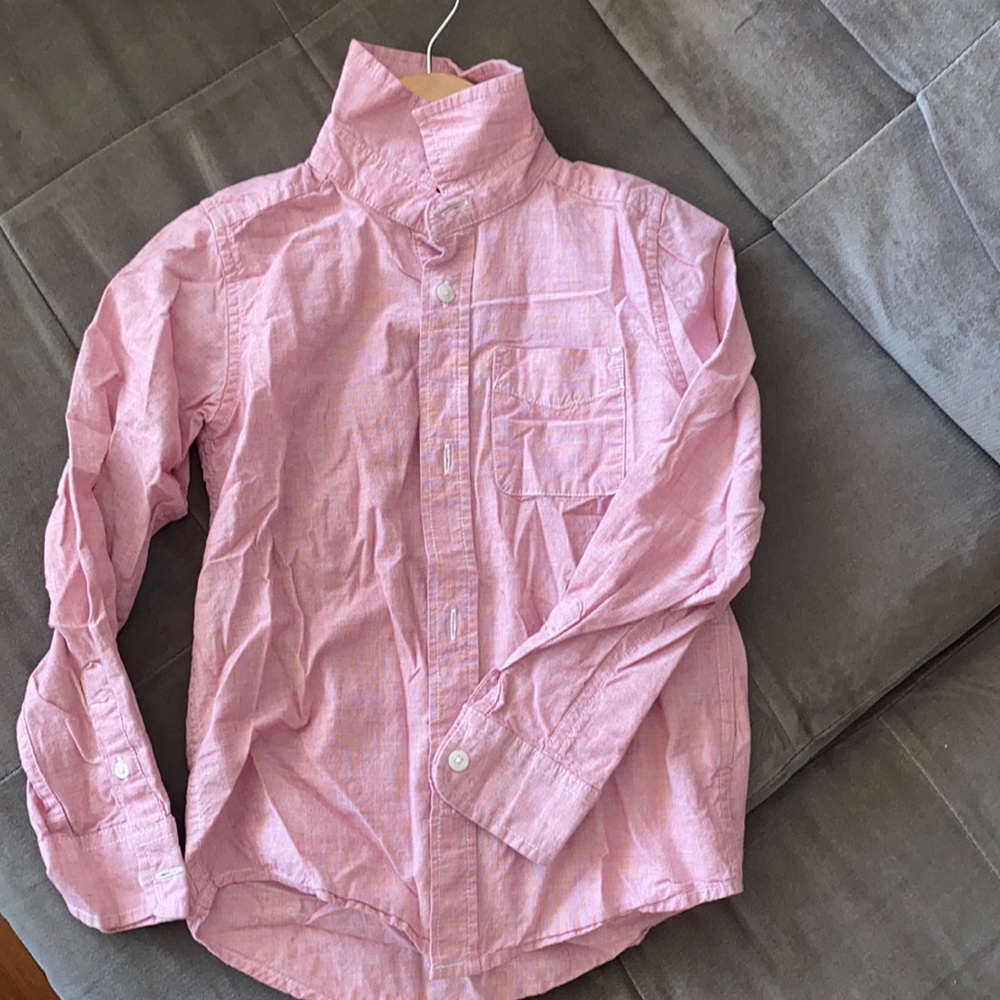 Red bottom down shirt